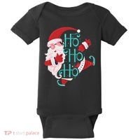 Ho Ho Ho Dabbing Santa Baby Bodysuit thumb 0
