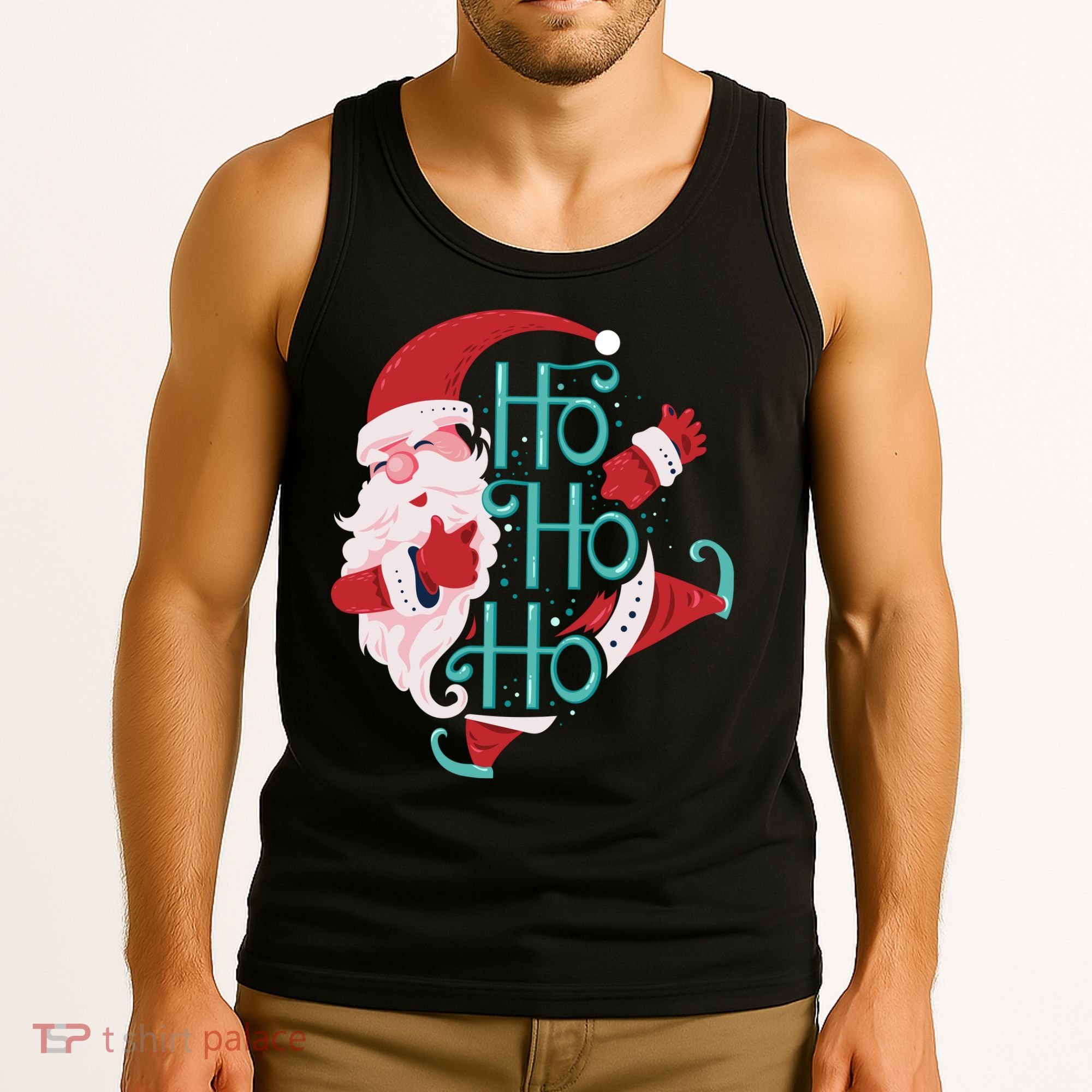 Ho Ho Ho Dabbing Santa Tank Top