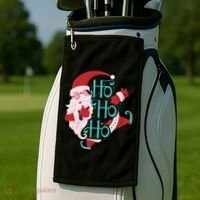 Ho Ho Ho Dabbing Santa Golf Towel thumb 2