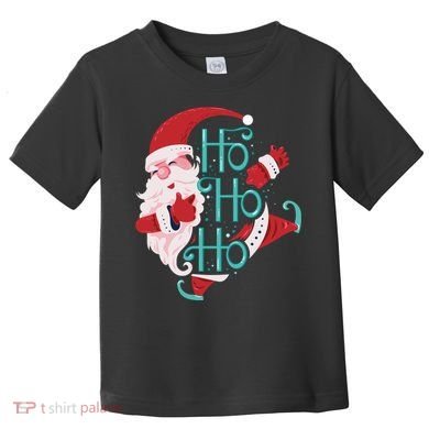 Ho Ho Ho Dabbing Santa Toddler T-Shirt