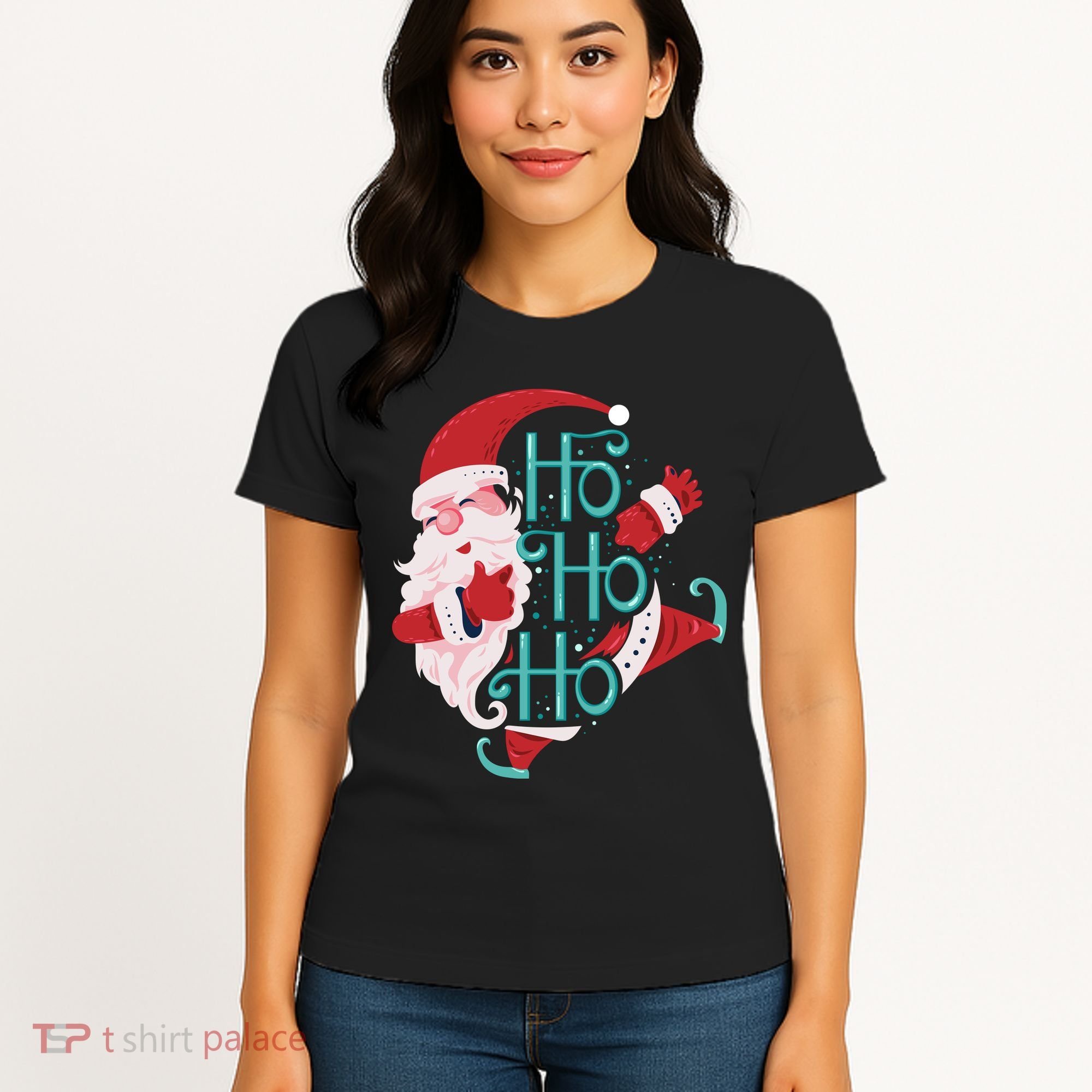 Ho Ho Ho Dabbing Santa Women's T-Shirt