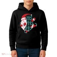 Ho Ho Ho Dabbing Santa Kids Hoodie thumb 4