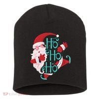 Ho Ho Ho Dabbing Santa Short Acrylic Beanie thumb 0