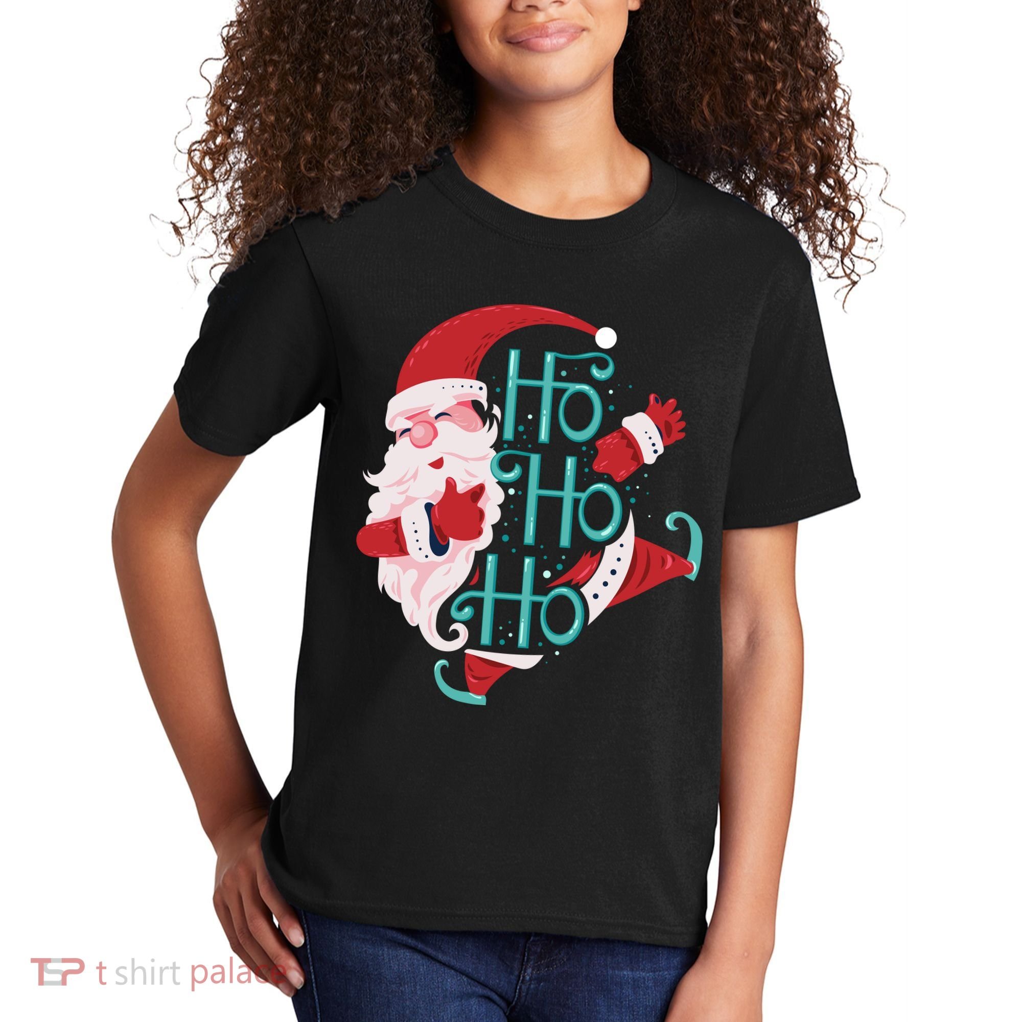 Ho Ho Ho Dabbing Santa Kids T-Shirt