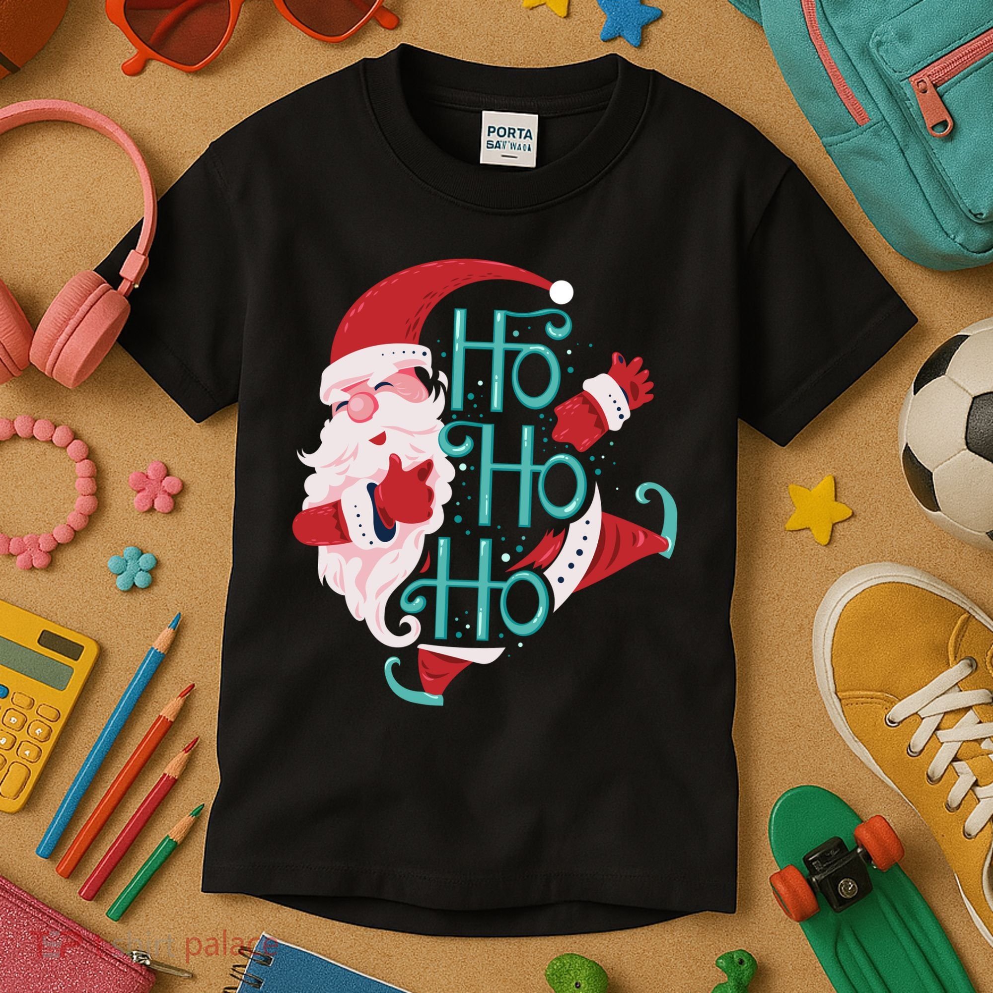Ho Ho Ho Dabbing Santa Kids T-Shirt