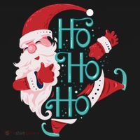 Ho Ho Ho Dabbing Santa Kids T-Shirt thumb 4