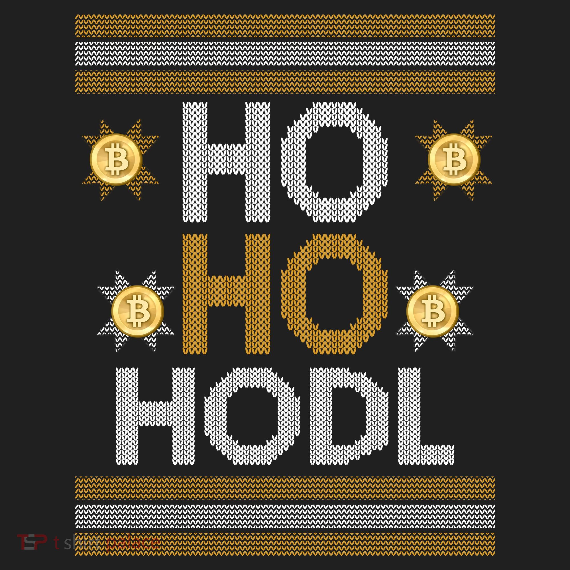 Ho Ho Hodl Crypto Currency Ugly Christmas Women's Sweatshirt