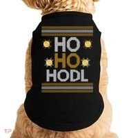 Ho Ho Hodl Crypto Currency Ugly Christmas Doggie Tank thumb 0