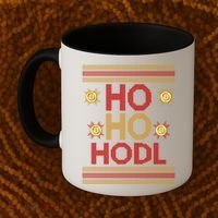 Ho Ho Hodl Crypto Currency Ugly Christmas Coffee Mug thumb 2
