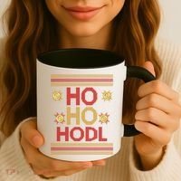 Ho Ho Hodl Crypto Currency Ugly Christmas Coffee Mug thumb 3