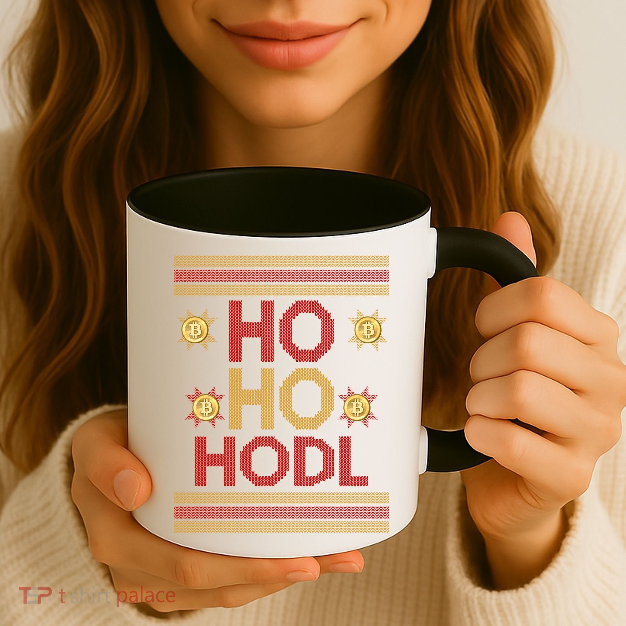 Ho Ho Hodl Crypto Currency Ugly Christmas Coffee Mug