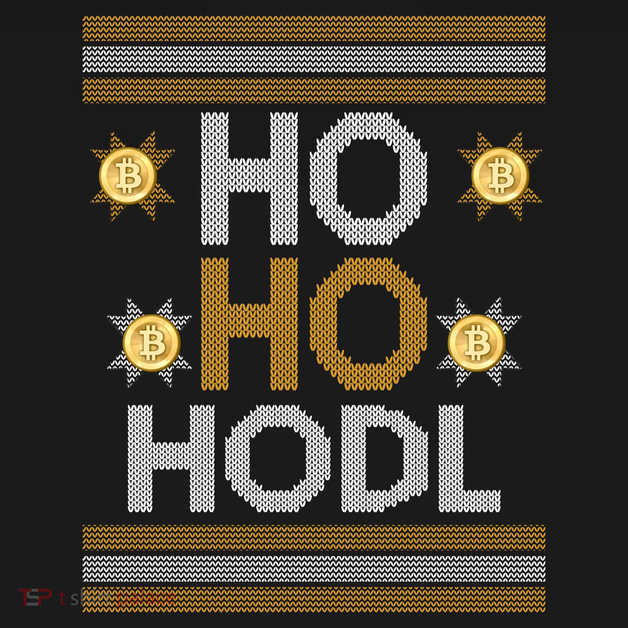 Ho Ho Hodl Crypto Currency Ugly Christmas Women's Hoodie