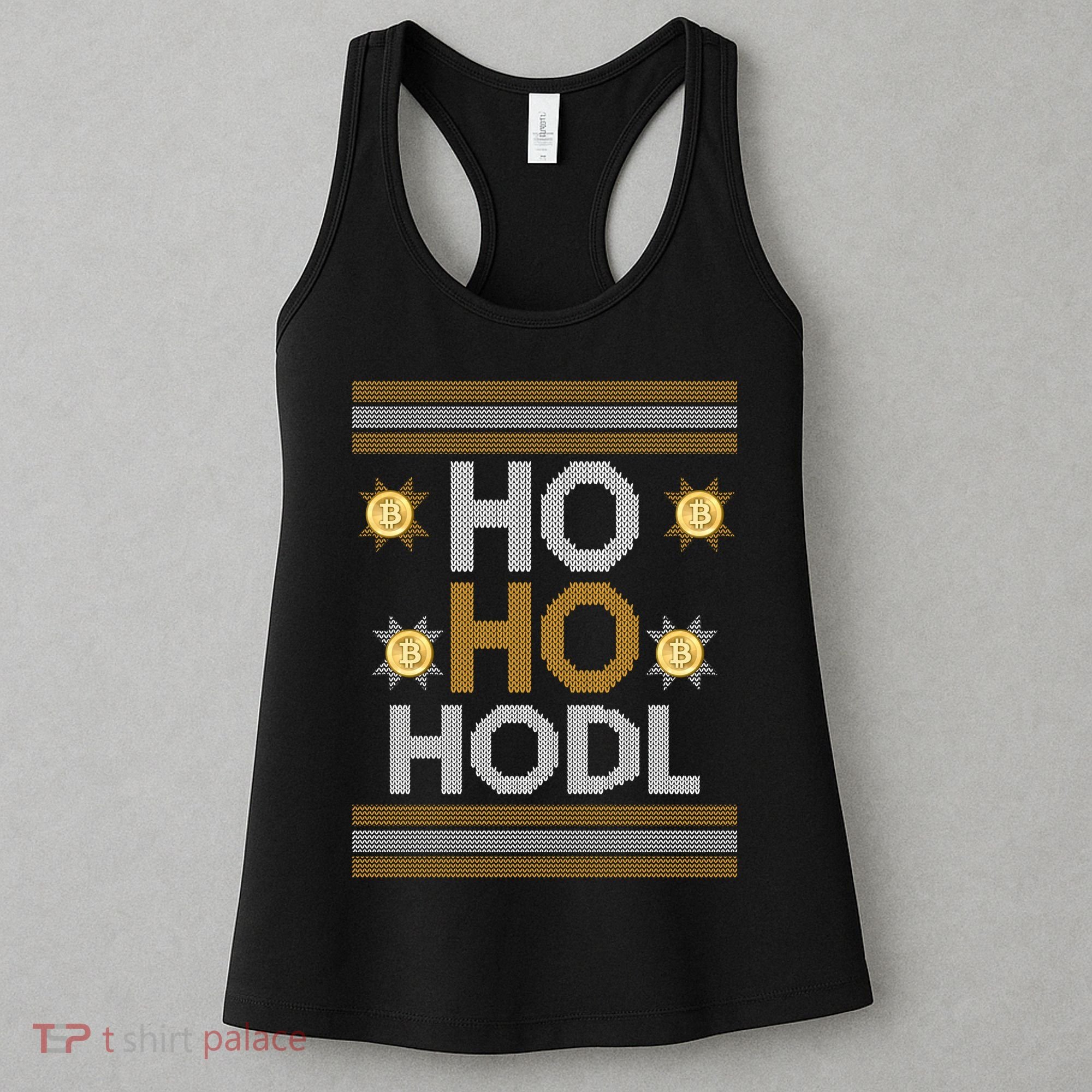Ho Ho Hodl Crypto Currency Ugly Christmas Women's Tank Top