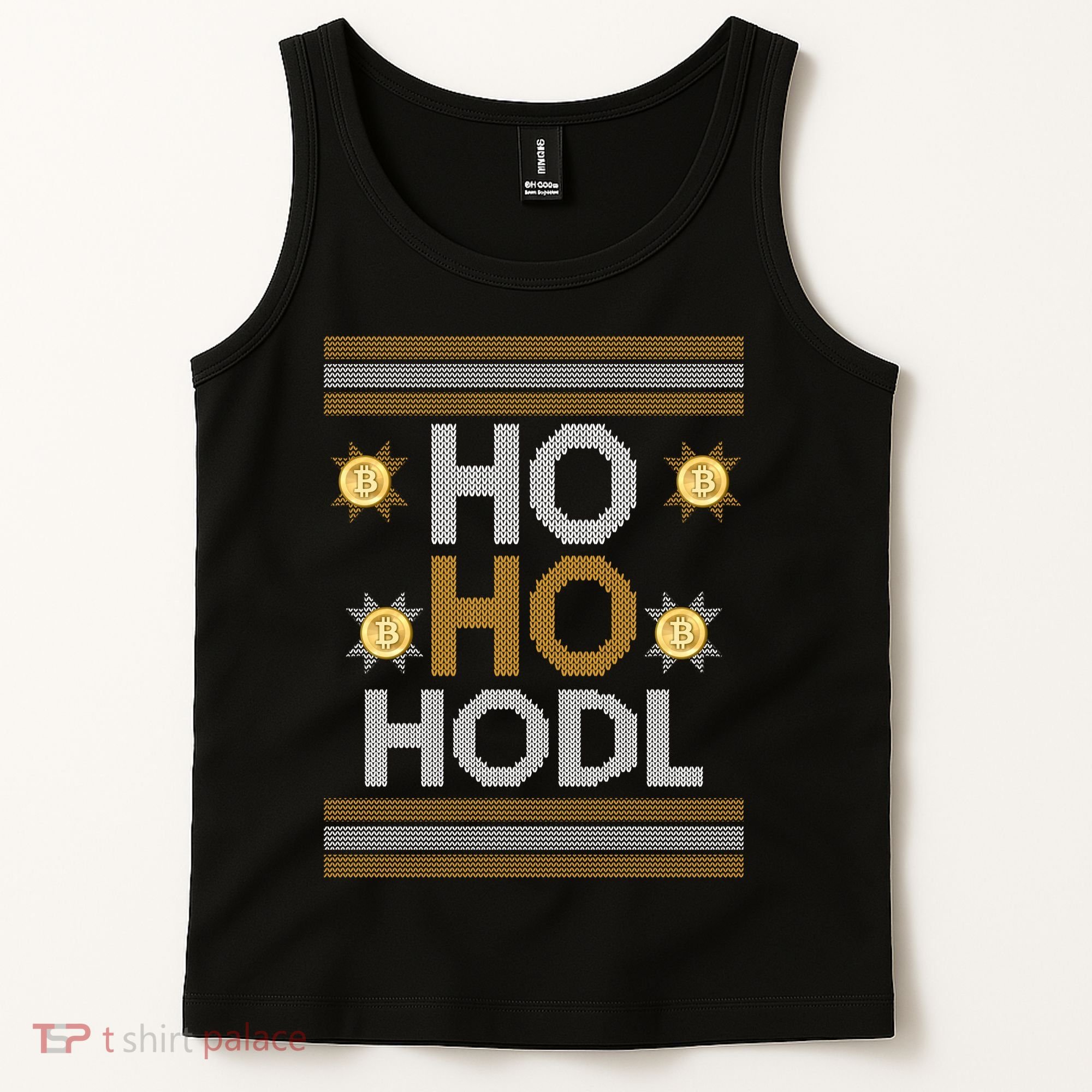 Ho Ho Hodl Crypto Currency Ugly Christmas Tank Top