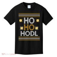 Ho Ho Hodl Crypto Currency Ugly Christmas Kids T-Shirt thumb 0