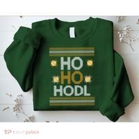 Ho Ho Hodl Crypto Currency Ugly Christmas Sweatshirt thumb 2