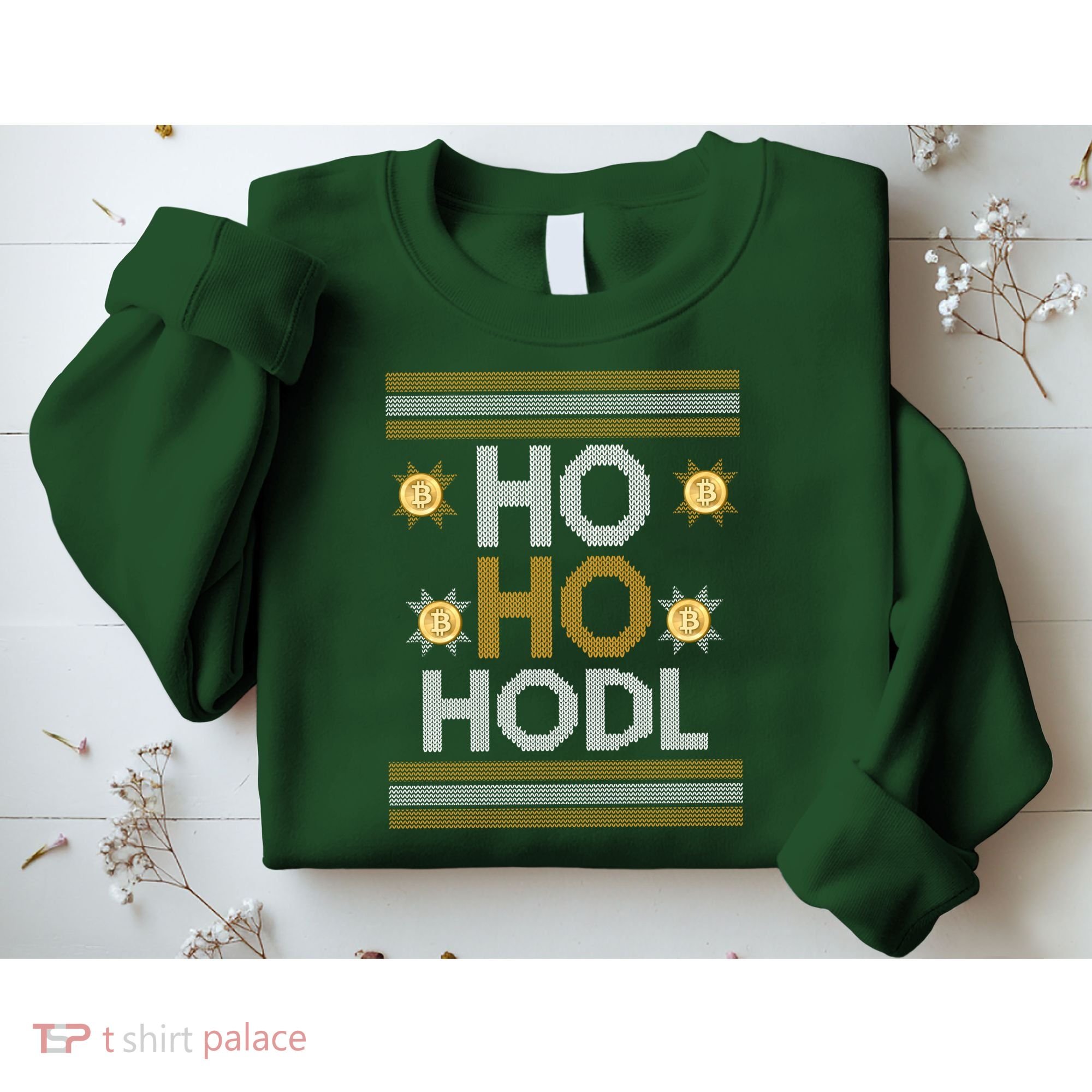 Ho Ho Hodl Crypto Currency Ugly Christmas Sweatshirt