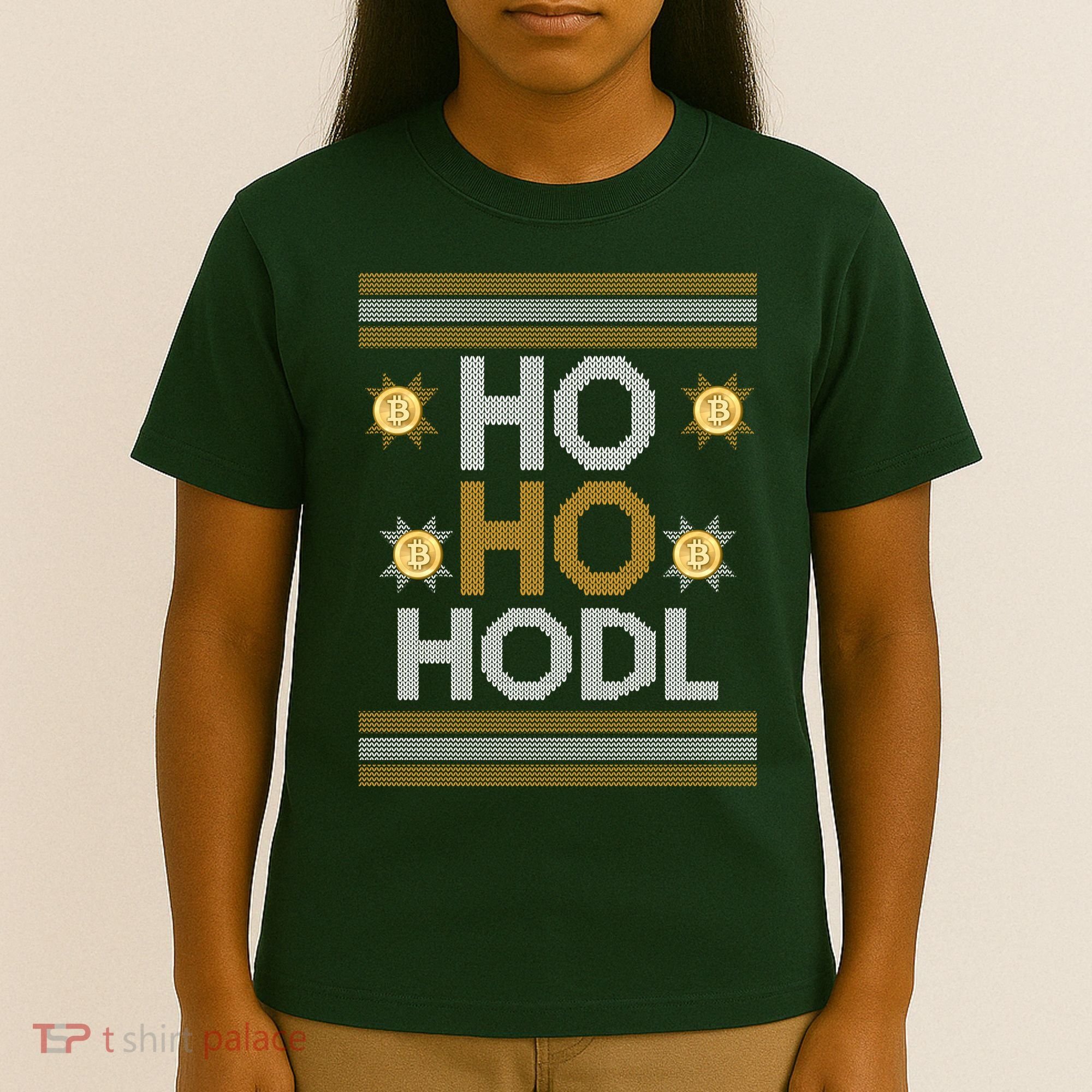 Ho Ho Hodl Crypto Currency Ugly Christmas T-Shirt
