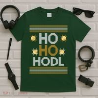 Ho Ho Hodl Crypto Currency Ugly Christmas T-Shirt thumb 5
