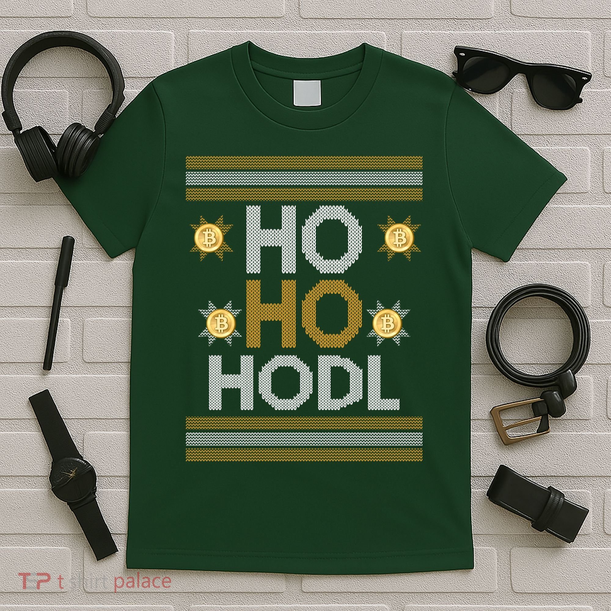 Ho Ho Hodl Crypto Currency Ugly Christmas T-Shirt