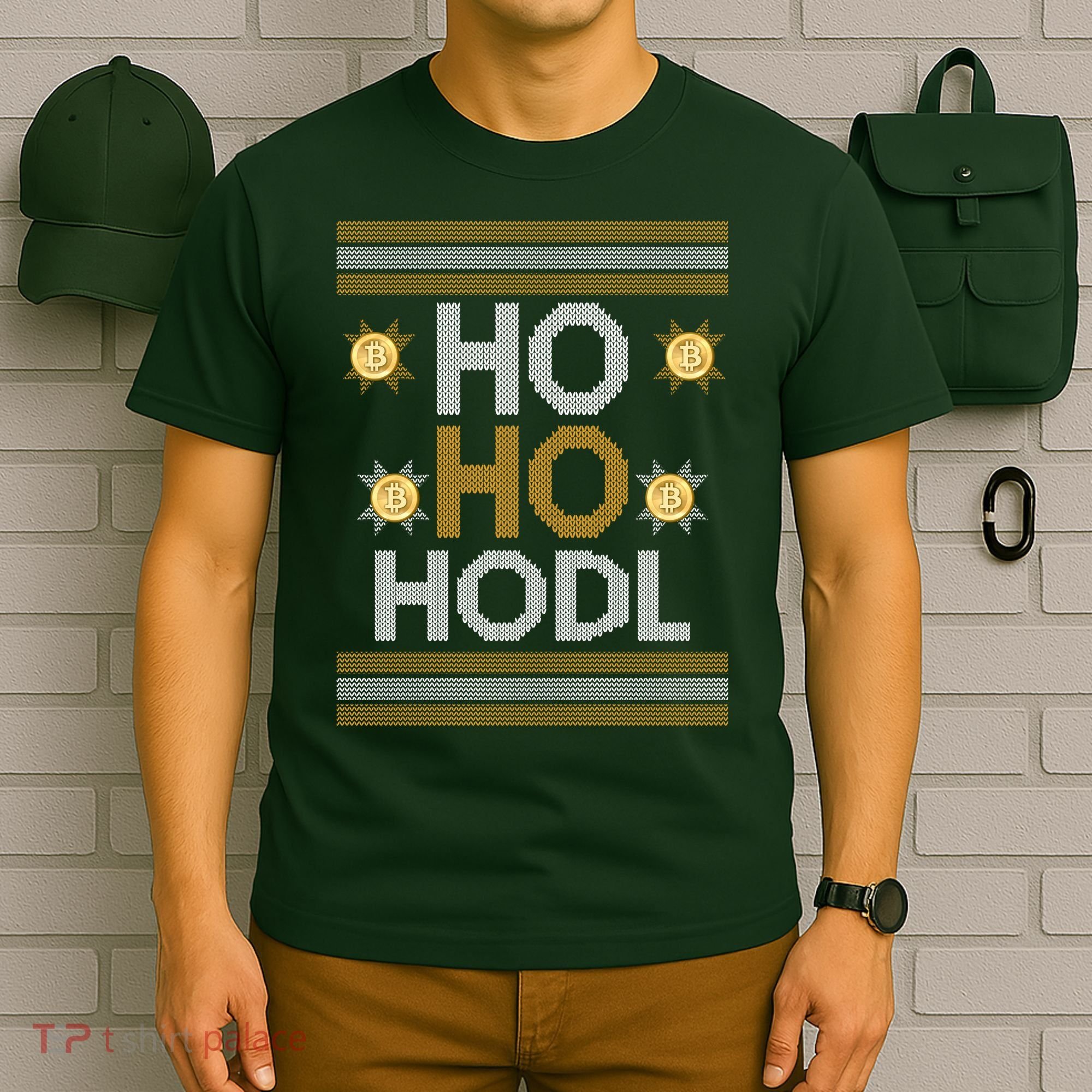 Ho Ho Hodl Crypto Currency Ugly Christmas T-Shirt