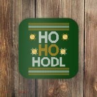 Ho Ho Hodl Crypto Currency Ugly Christmas Coaster thumb 0