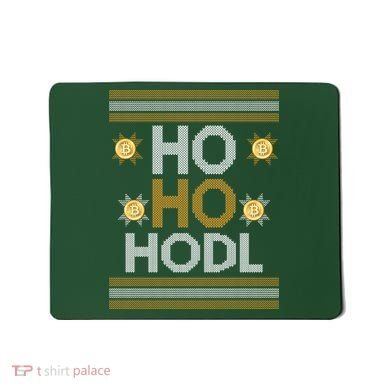 Ho Ho Hodl Crypto Currency Ugly Christmas Mousepad