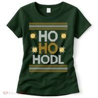 Ho Ho Hodl Crypto Currency Ugly Christmas Women's T-Shirt thumb 0
