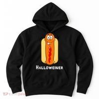 Hilarious Halloween Hot Dog Costume Party Outfit Hoodie thumb 0
