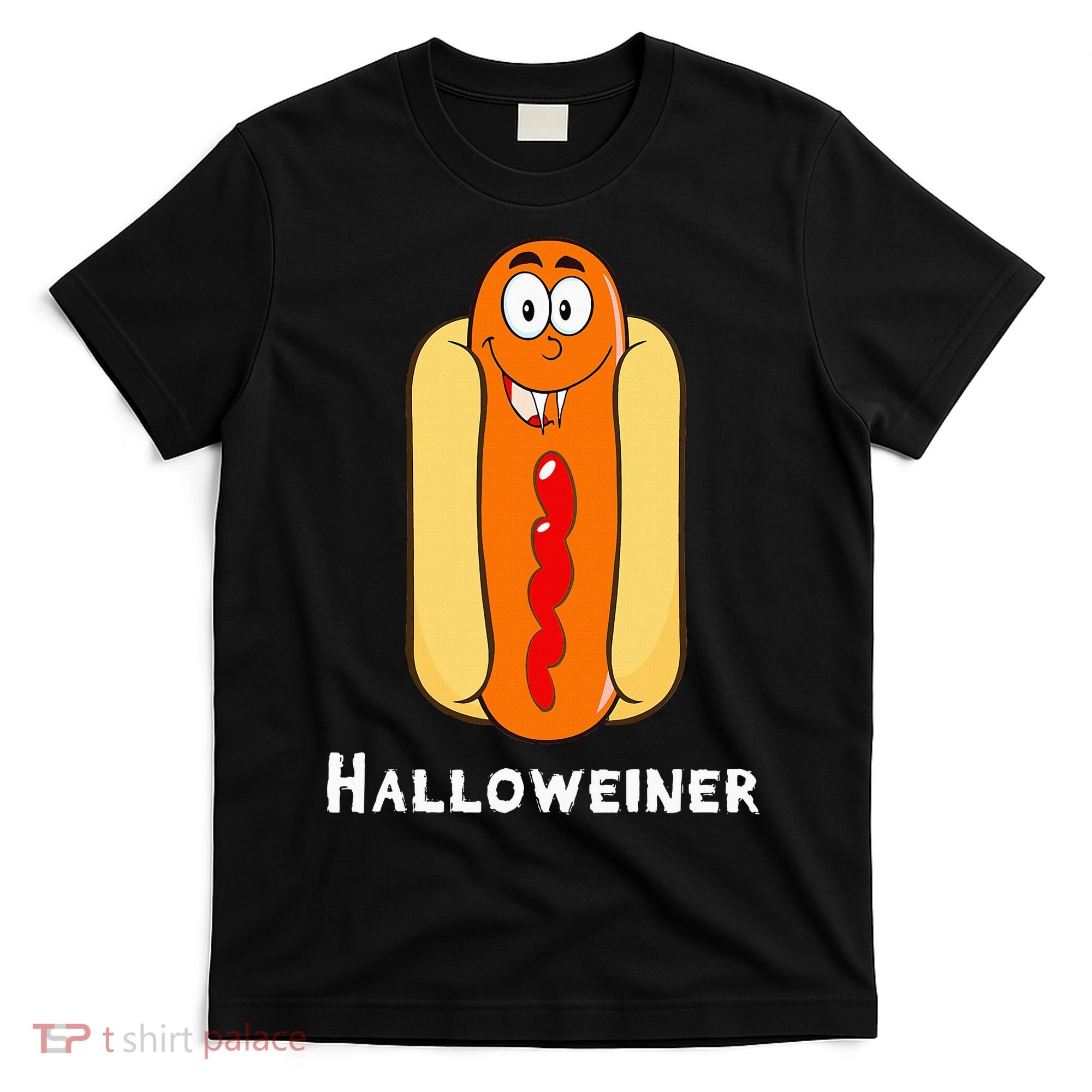 Hilarious Halloween Hot Dog Costume Party Outfit T-Shirt
