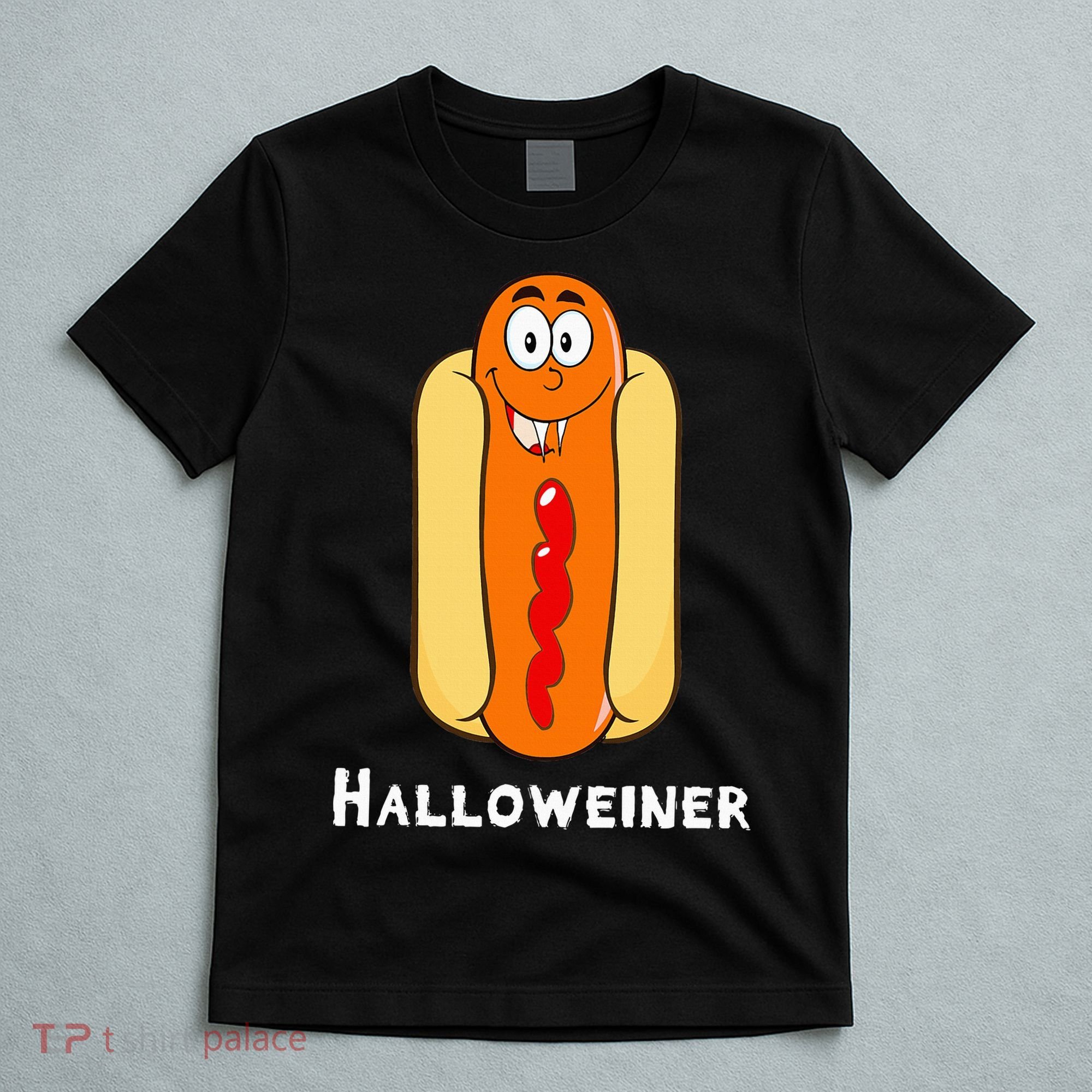 Hilarious Halloween Hot Dog Costume Party Outfit T-Shirt
