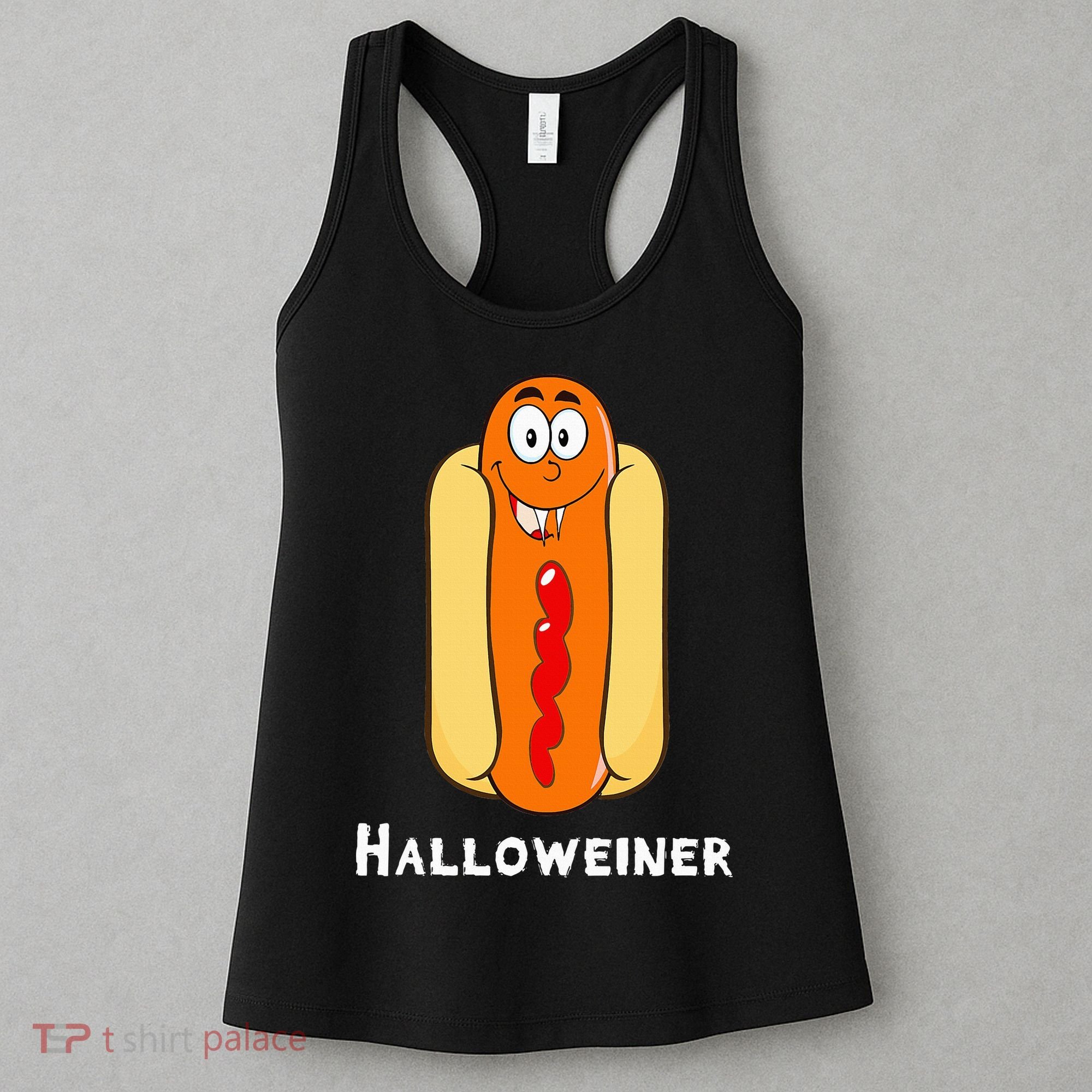Hilarious Halloween Hot Dog Costume Party Outfit Women's Tank Top