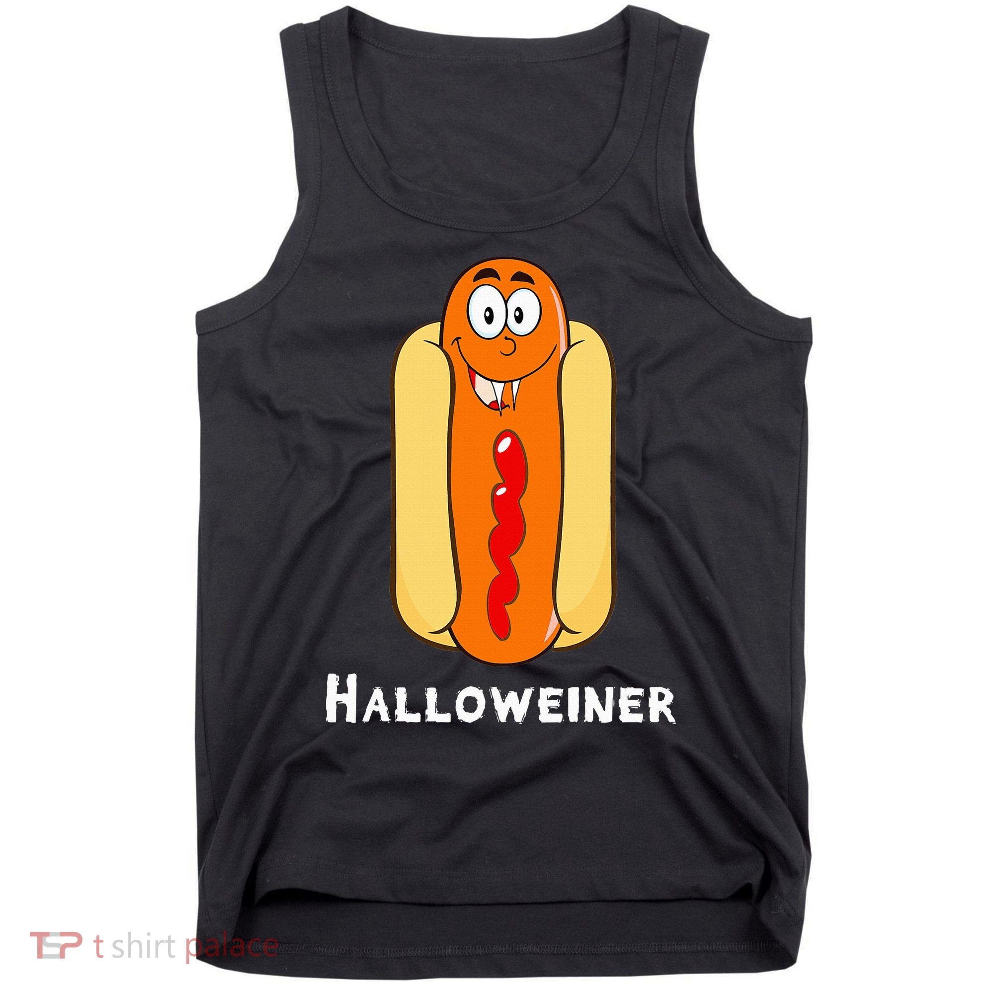 Hilarious Halloween Hot Dog Costume Party Outfit Tank Top