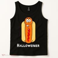 Hilarious Halloween Hot Dog Costume Party Outfit Tank Top thumb 2