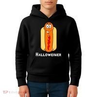 Hilarious Halloween Hot Dog Costume Party Outfit Kids Hoodie thumb 4