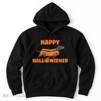 Happy Hallowiener Halloween Dachshund Dog Hoodie thumb 0
