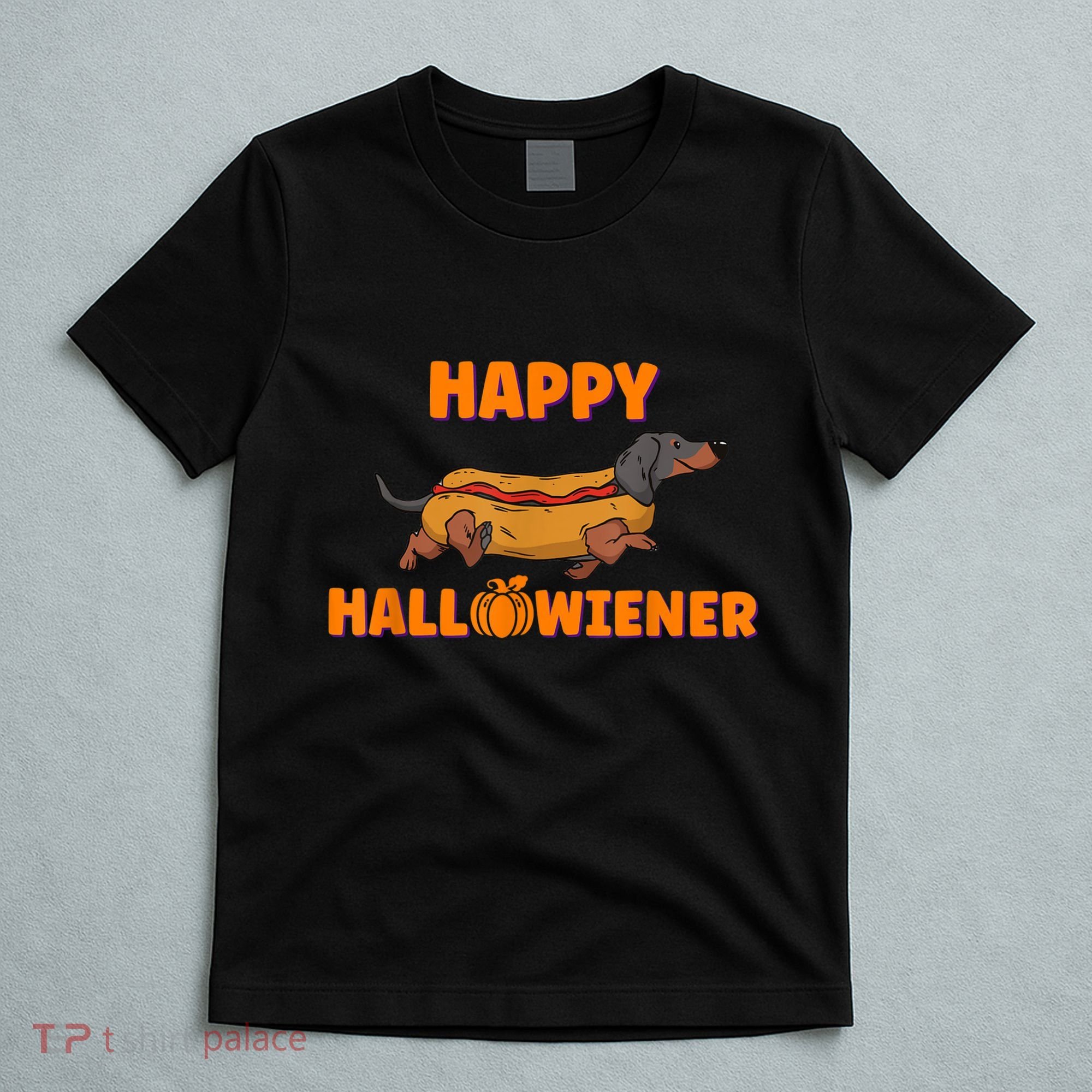 Happy Hallowiener Halloween Dachshund Dog T-Shirt