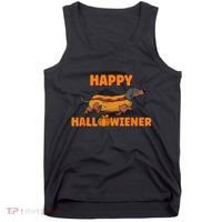 Happy Hallowiener Halloween Dachshund Dog Tank Top thumb 0