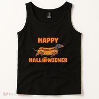 Happy Hallowiener Halloween Dachshund Dog Tank Top thumb 2