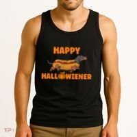 Happy Hallowiener Halloween Dachshund Dog Tank Top thumb 3