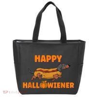 Happy Hallowiener Halloween Dachshund Dog Tote Bag thumb 0