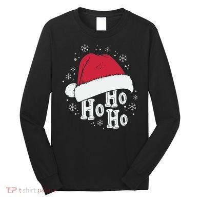 Ho Ho Ho Funny Christmas Long Sleeve Shirt