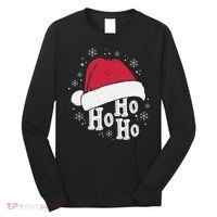 Ho Ho Ho Funny Christmas Long Sleeve Shirt thumb 0