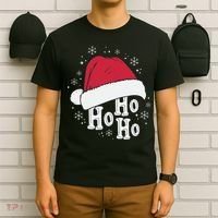 Ho Ho Ho Funny Christmas T-Shirt thumb 6
