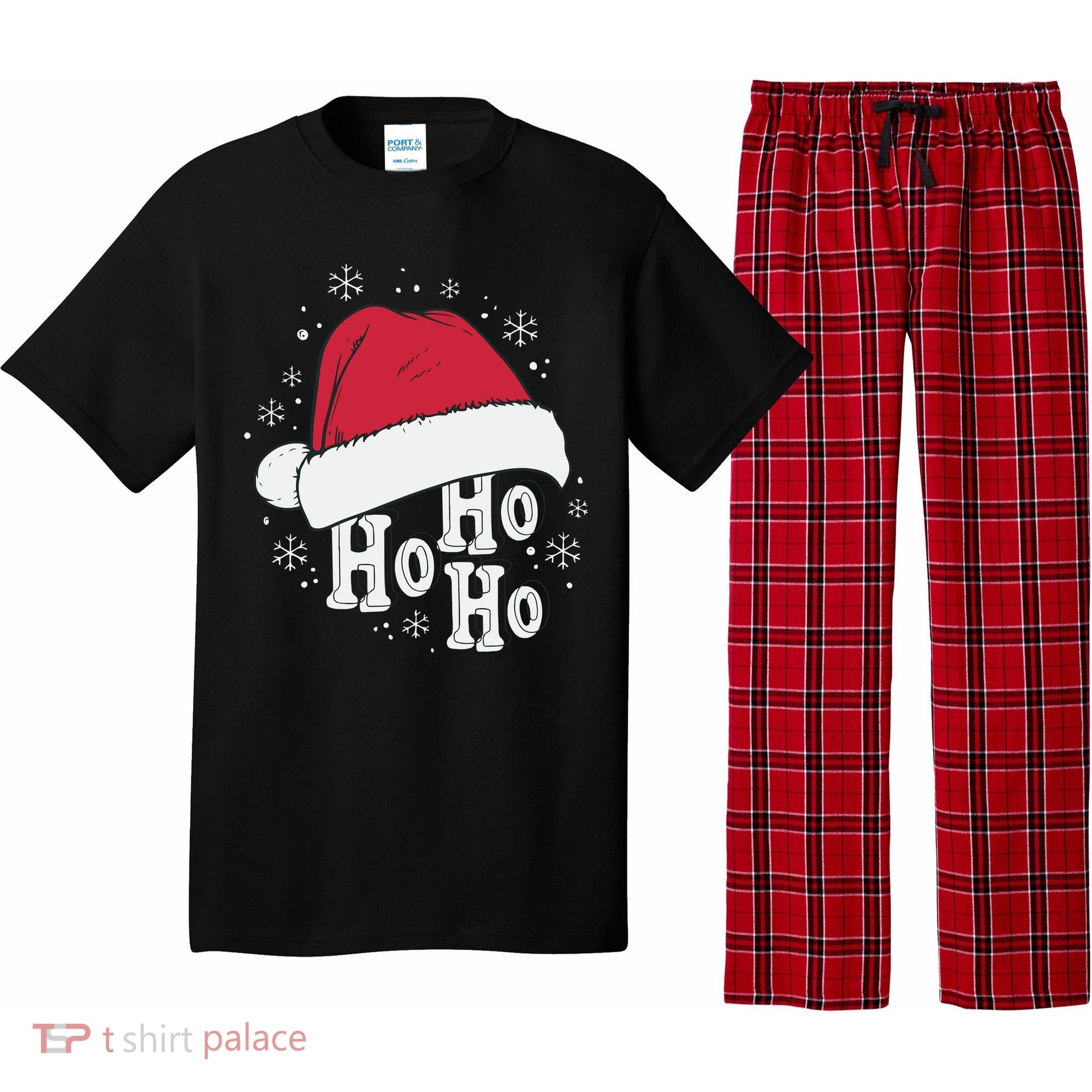 Ho Ho Ho Funny Christmas Pajama Set