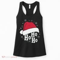 Ho Ho Ho Funny Christmas Women's Tank Top thumb 0