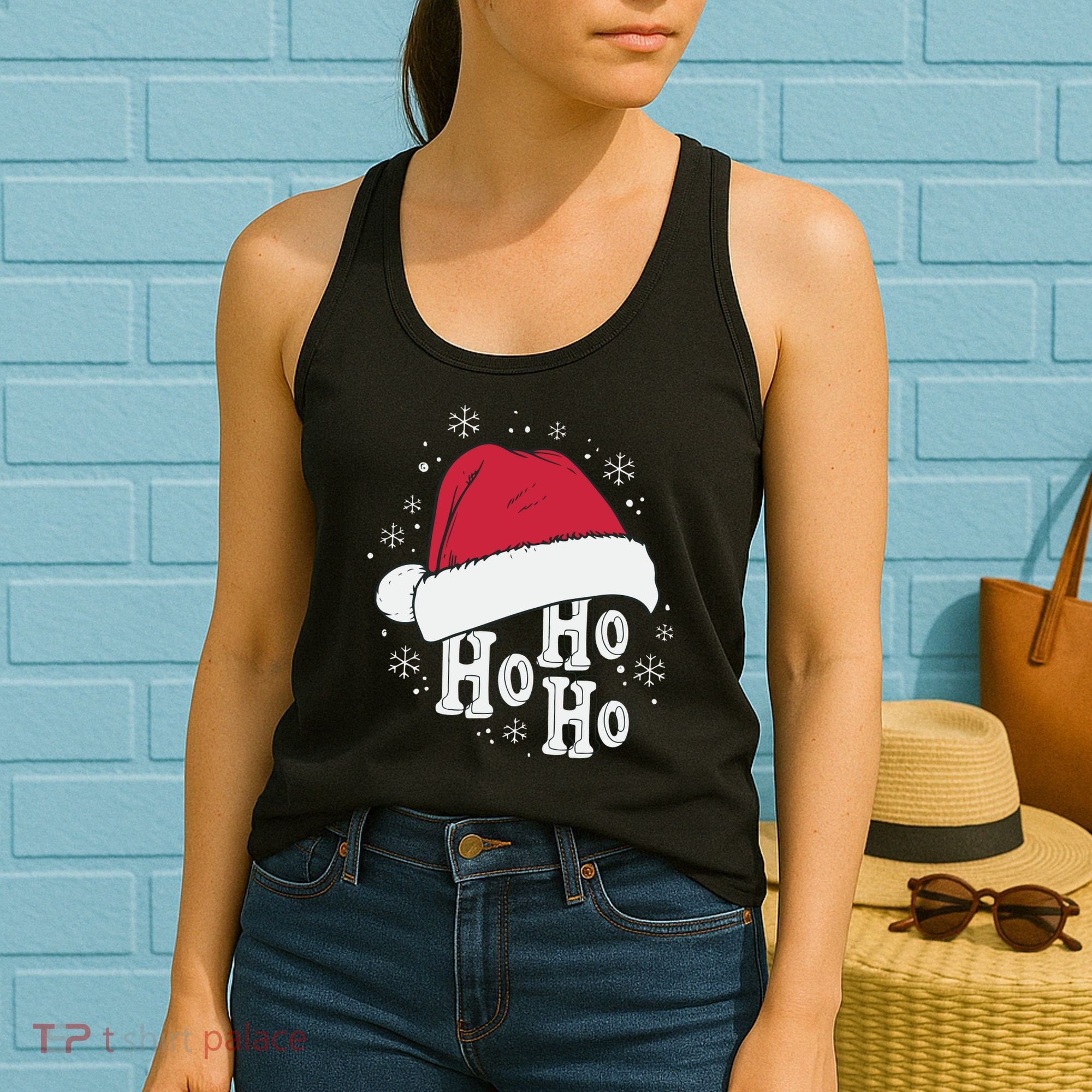 Ho Ho Ho Funny Christmas Women's Tank Top