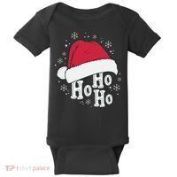 Ho Ho Ho Funny Christmas Baby Bodysuit thumb 0