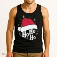 Ho Ho Ho Funny Christmas Tank Top thumb 3