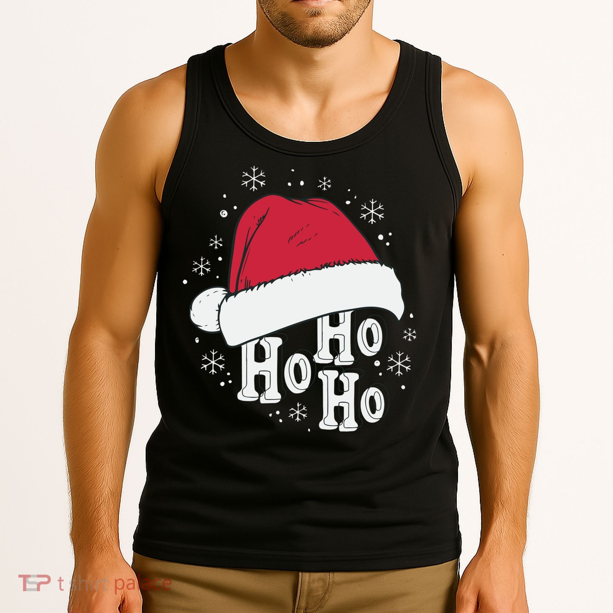 Ho Ho Ho Funny Christmas Tank Top